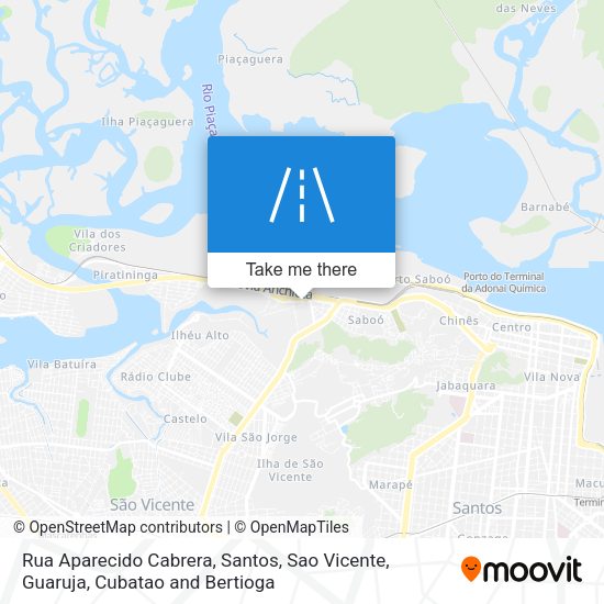 Rua Aparecido Cabrera map