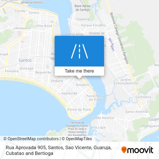 Rua Aprovada 905 map