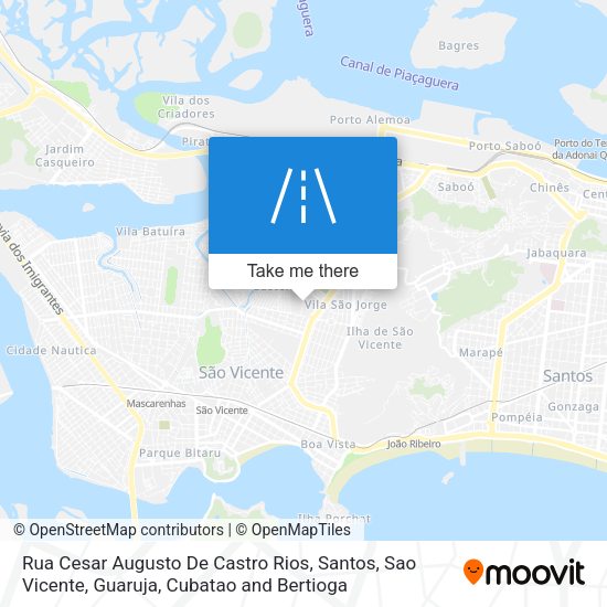 Rua Cesar Augusto De Castro Rios map