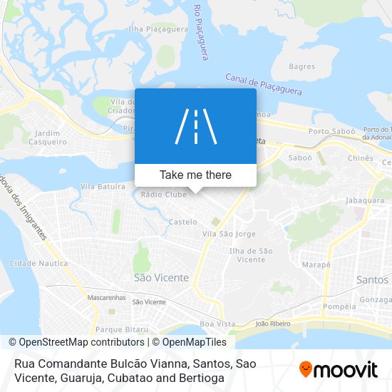 Rua Comandante Bulcão Vianna map