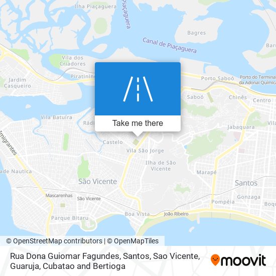 Rua Dona Guiomar Fagundes map