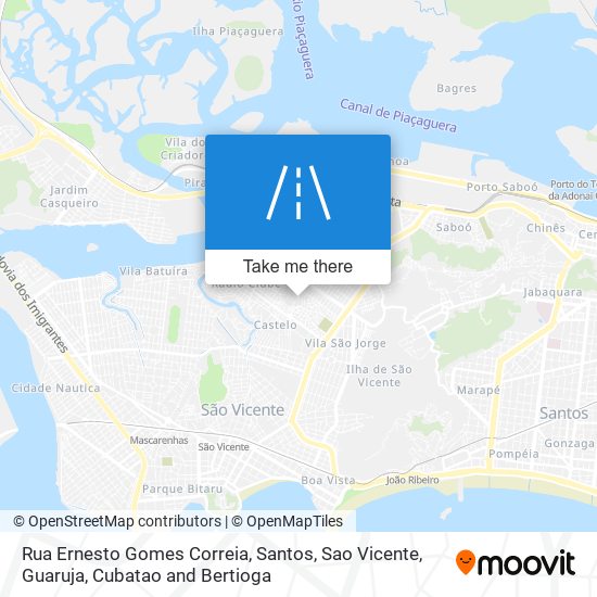 Mapa Rua Ernesto Gomes Correia