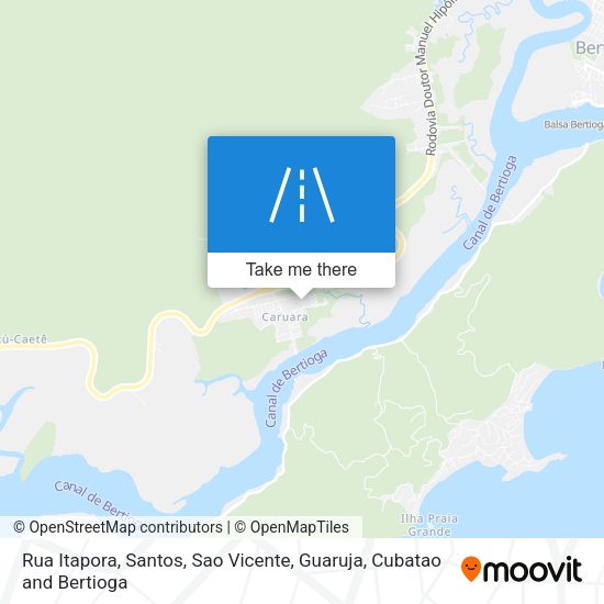 Rua Itapora map