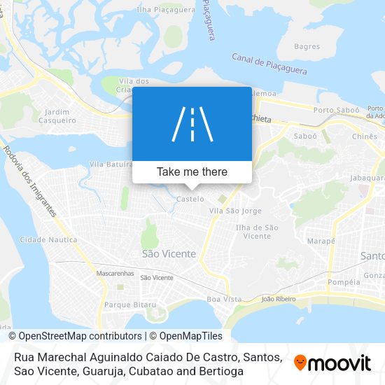 Rua Marechal Aguinaldo Caiado De Castro map