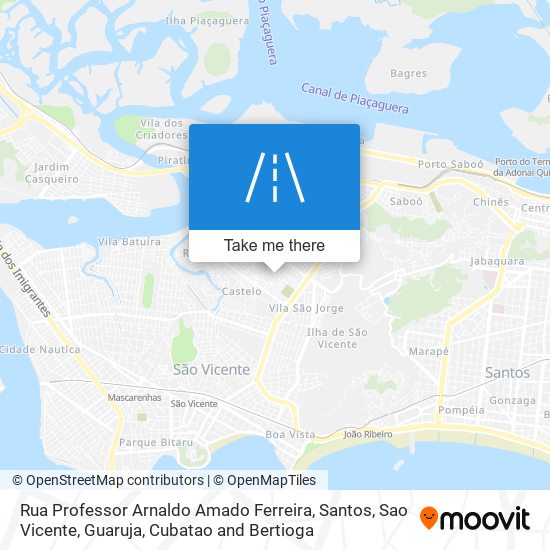 Rua Professor Arnaldo Amado Ferreira map