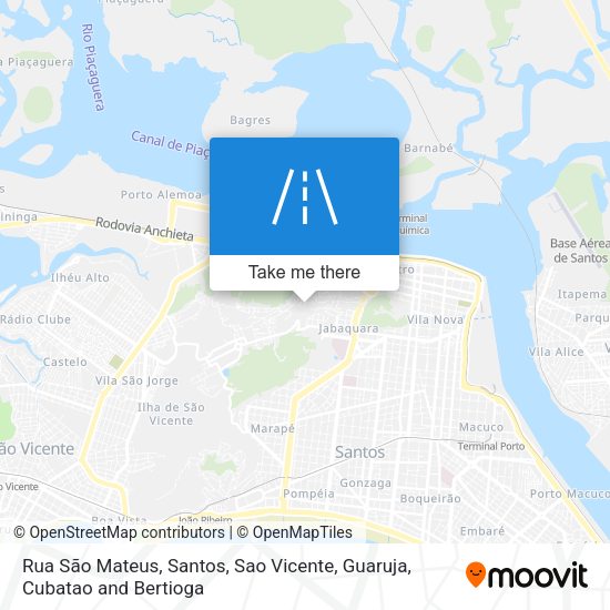 Rua São Mateus map