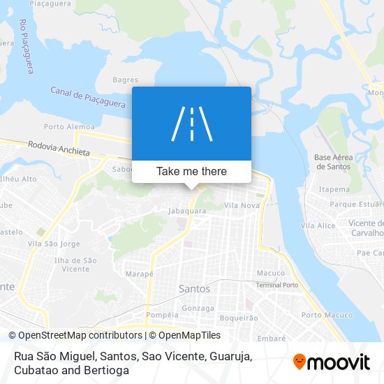 Rua São Miguel map