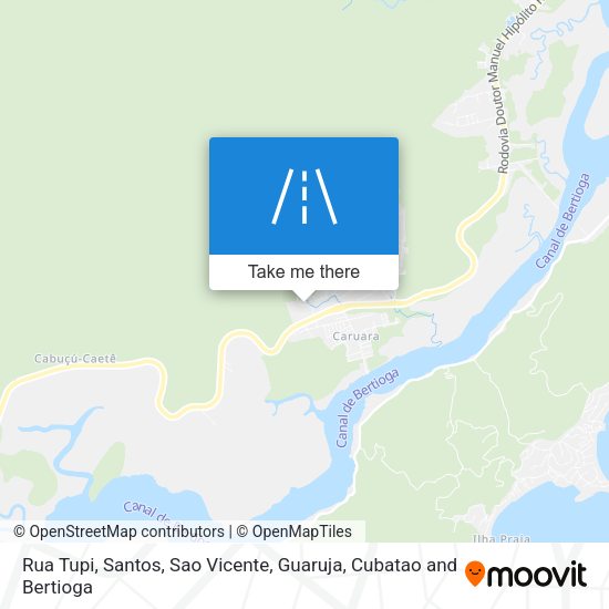 Rua Tupi map