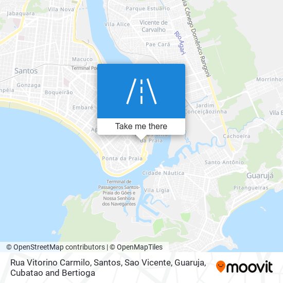 Mapa Rua Vitorino Carmilo