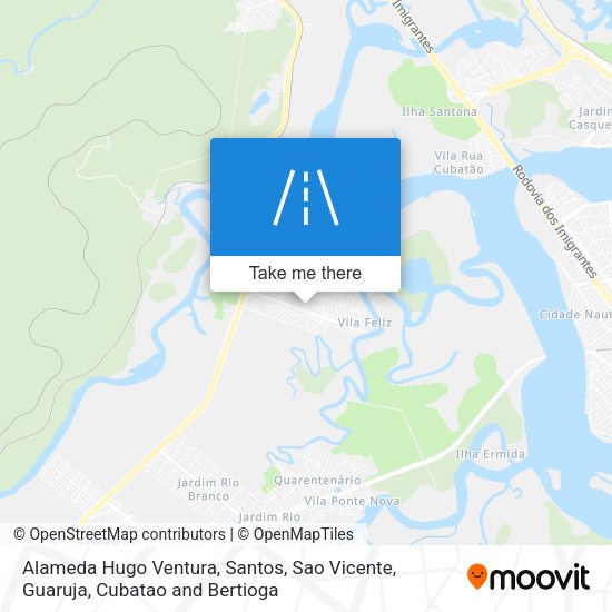 Alameda Hugo Ventura map