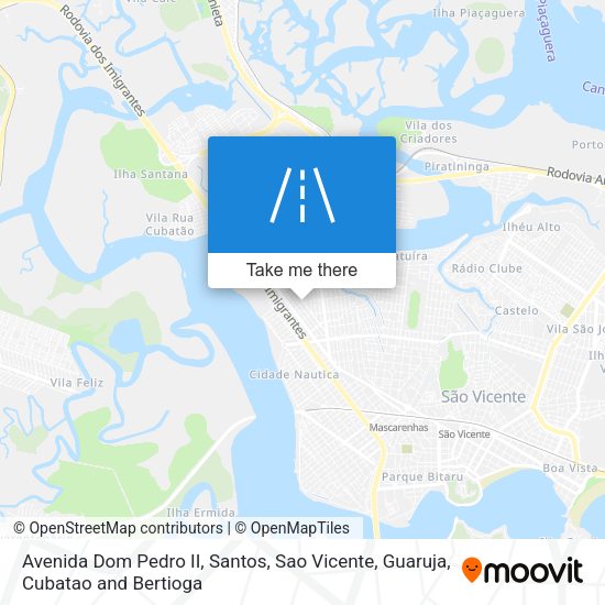 Avenida Dom Pedro II map