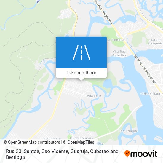 Rua 23 map