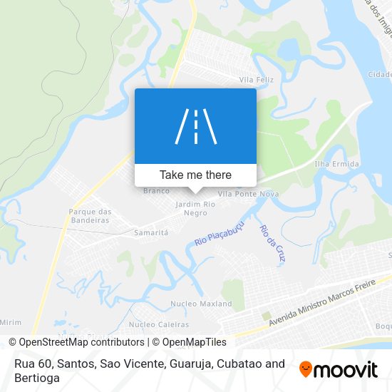 Rua 60 map