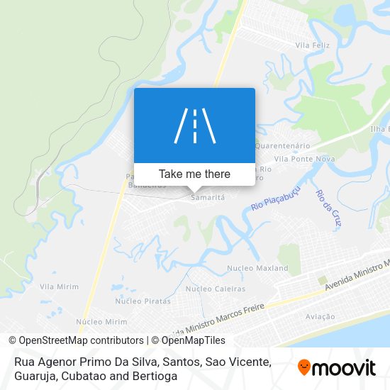 Rua Agenor Primo Da Silva map