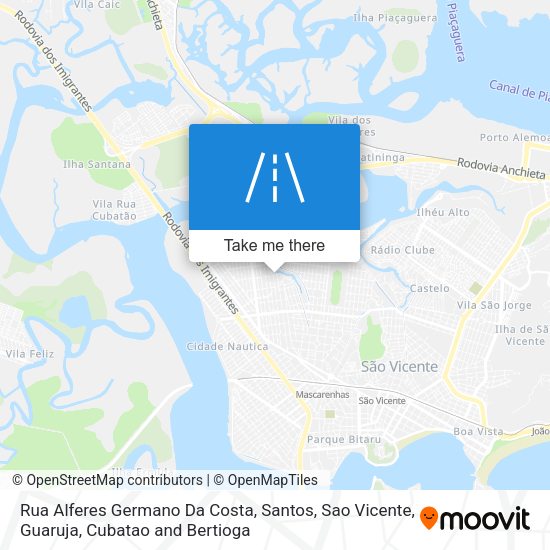 Rua Alferes Germano Da Costa map