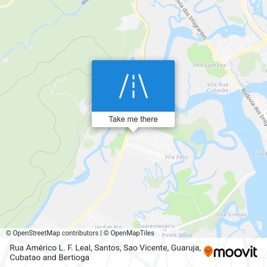 Rua Américo L. F. Leal map
