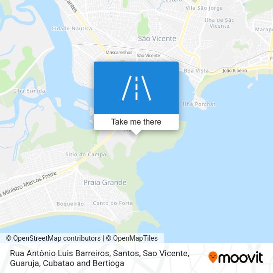 Rua Antônio Luis Barreiros map