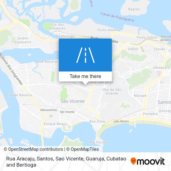 Rua Aracaju map