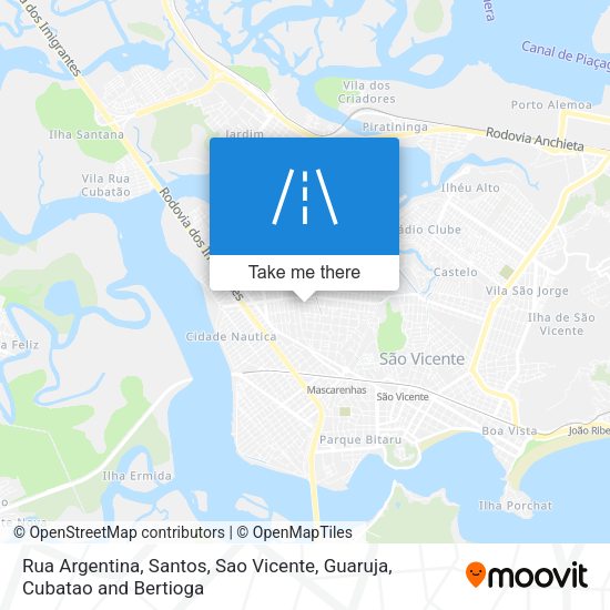 Rua Argentina map