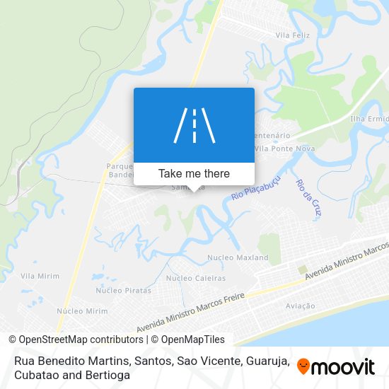 Rua Benedito Martins map