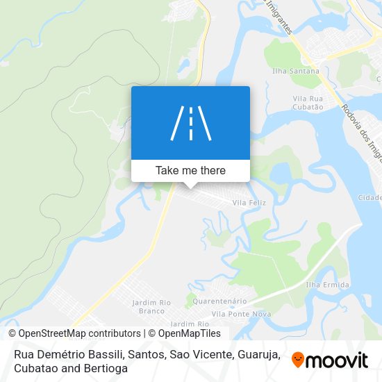 Rua Demétrio Bassili map