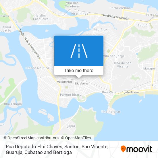 Mapa Rua Deputado Elói Chaves
