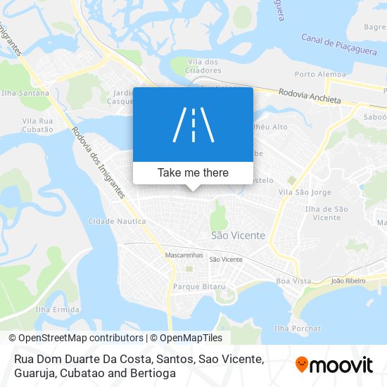 Mapa Rua Dom Duarte Da Costa