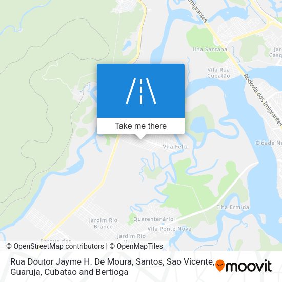 Rua Doutor Jayme H. De Moura map