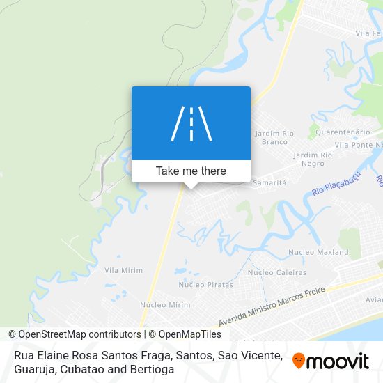 Rua Elaine Rosa Santos Fraga map