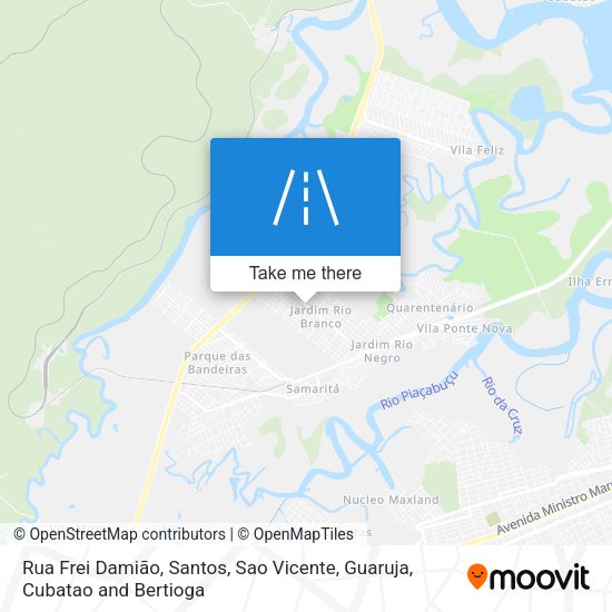 Rua Frei Damião map