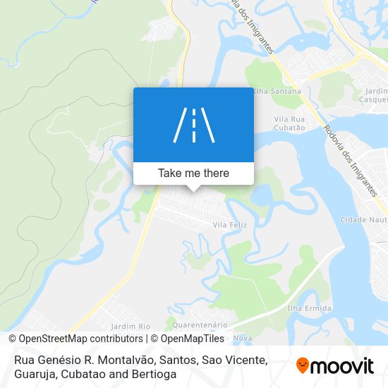 Rua Genésio R. Montalvão map