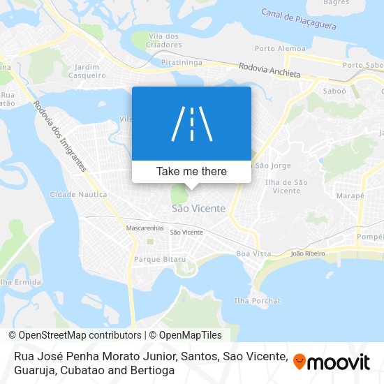 Rua José Penha Morato Junior map
