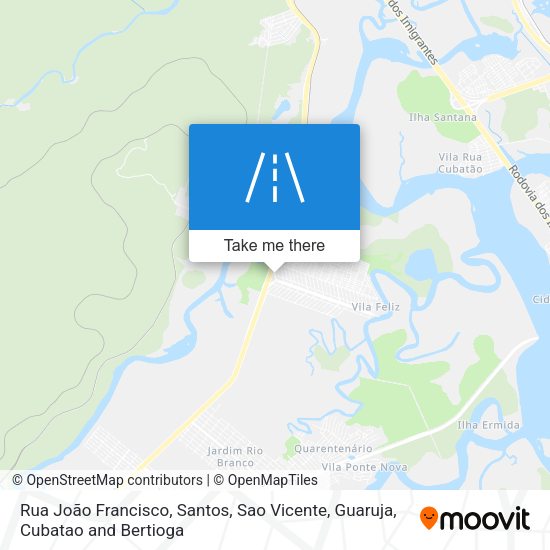 Rua João Francisco map