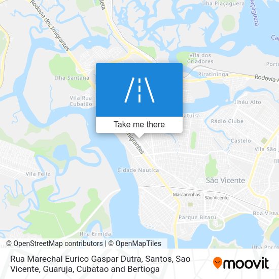Rua Marechal Eurico Gaspar Dutra map
