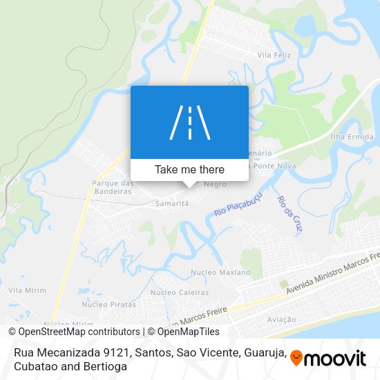 Rua Mecanizada 9121 map