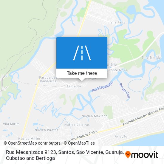 Rua Mecanizada 9123 map