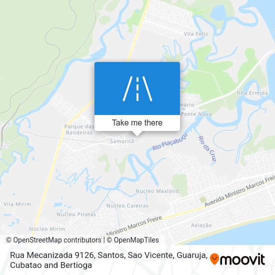Rua Mecanizada 9126 map