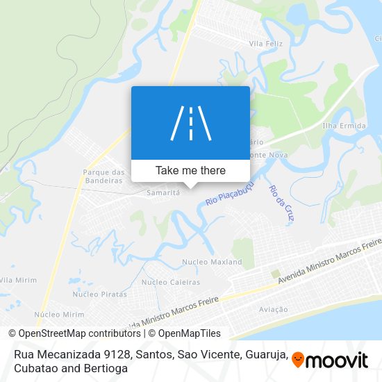 Rua Mecanizada 9128 map
