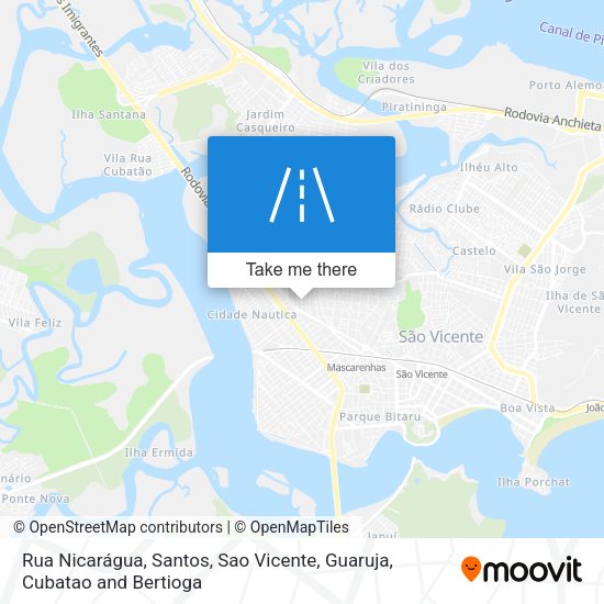Rua Nicarágua map
