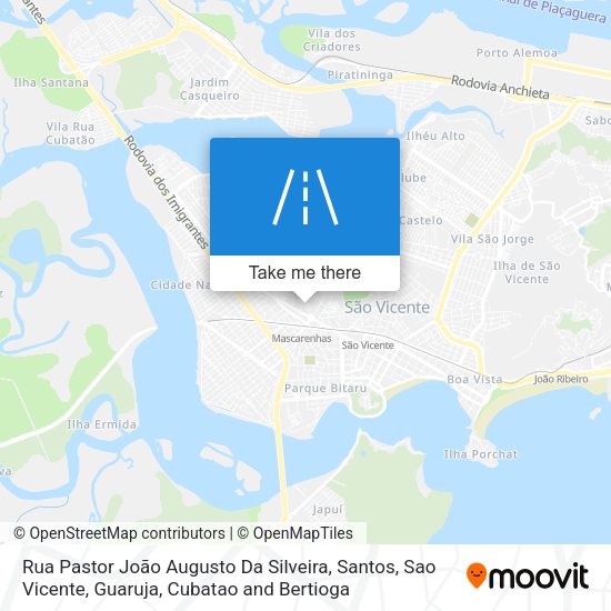 Rua Pastor João Augusto Da Silveira map