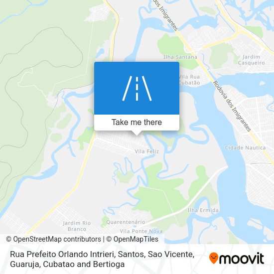 Rua Prefeito Orlando Intrieri map