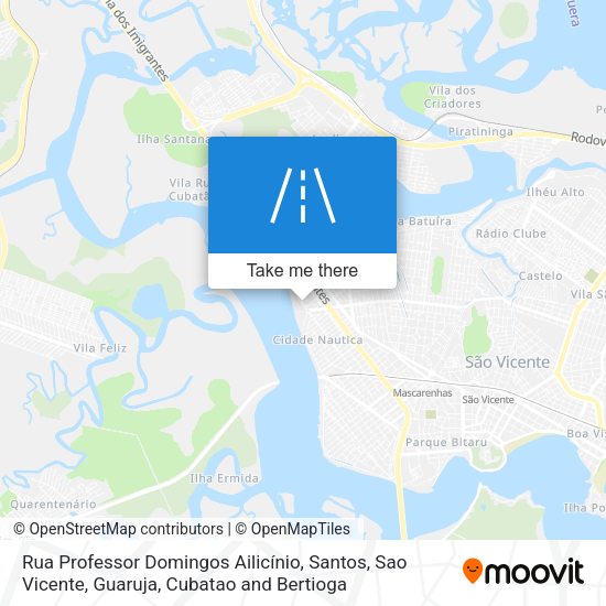 Rua Professor Domingos Ailicínio map
