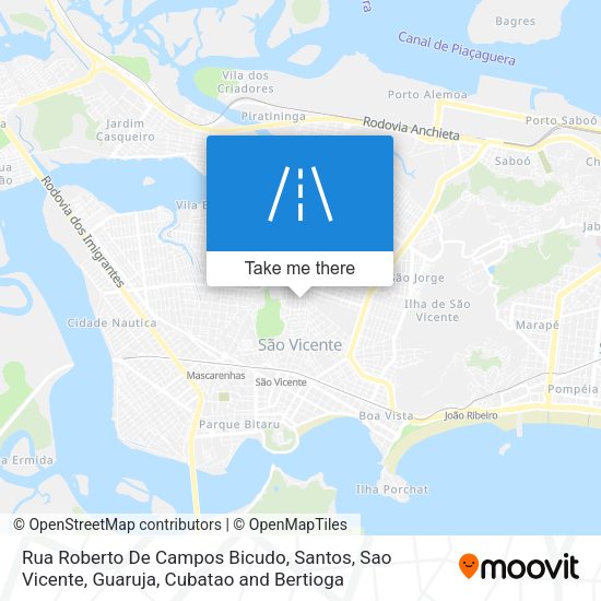 Rua Roberto De Campos Bicudo map