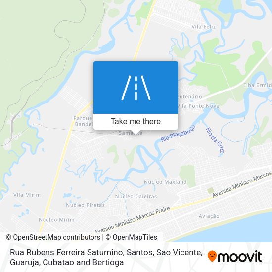 Rua Rubens Ferreira Saturnino map