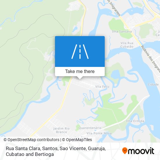 Rua Santa Clara map