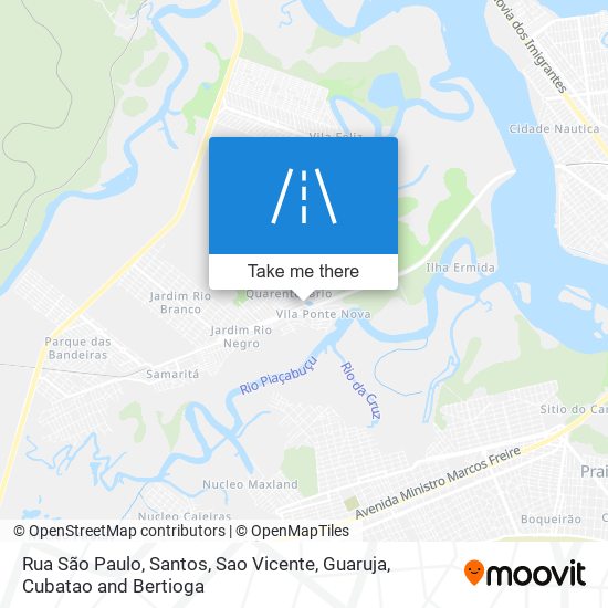 Rua São Paulo map