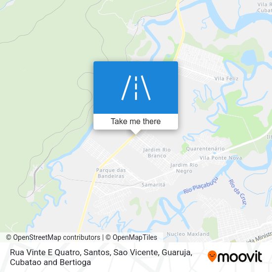 Rua Vinte E Quatro map