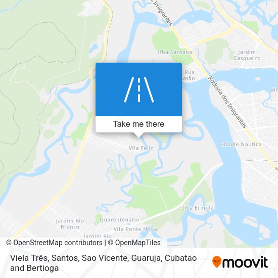 Viela Três map