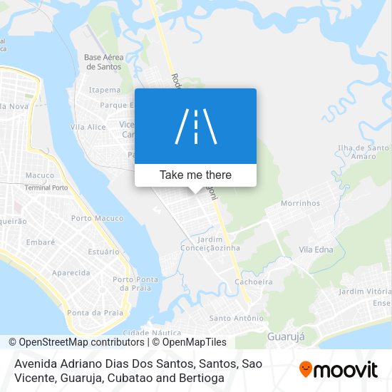 Avenida Adriano Dias Dos Santos map