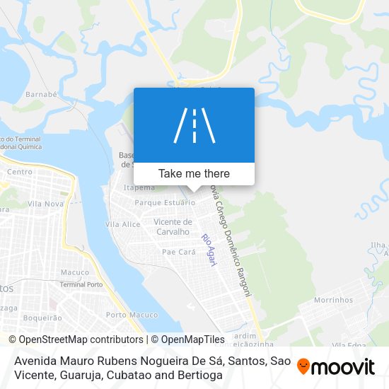 Avenida Mauro Rubens Nogueira De Sá map